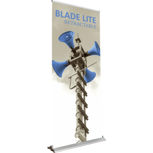Load image into Gallery viewer, Blade Lite 850 (33.50&quot; wide) Retractable Banner Stand
