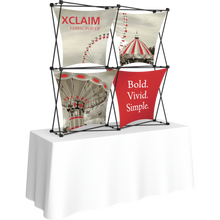 Load image into Gallery viewer, Xclaim 5ft Tabletop Fabric Popup Display Kit 04
