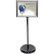 Load image into Gallery viewer, Advocate Sign Stand w/ vinyl graphic insert
