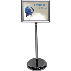 Advocate Sign Stand w/ vinyl graphic insert