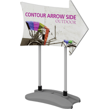 Load image into Gallery viewer, Contour Outdoor Sign Arrow Side - Water Base
