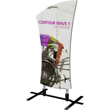 Load image into Gallery viewer, Contour Outdoor Sign Wave 1 - Plate Base
