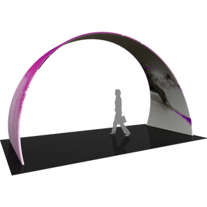 Formulate 20ft Arch 03 (229.58"W x 136"H x 96"D) Tension Fabric Structure