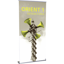 Load image into Gallery viewer, Orient 1000 (39.37&quot; wide) Retractable Banner Stand
