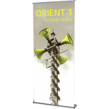 Load image into Gallery viewer, Orient 850 (33.50&quot; wide) Retractable Banner Stand
