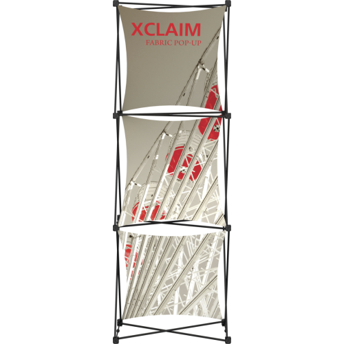 Xclaim 2.5ft x 7ft Fabric Popup Display Kit 01