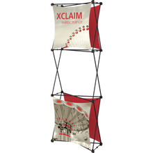 Load image into Gallery viewer, Xclaim 2.5ft x 7ft Fabric Popup Display Kit 03
