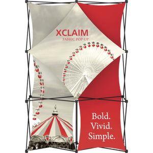 Xclaim 5ft x 7ft Fabric Popup Display Kit 01