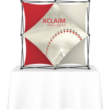 Load image into Gallery viewer, Xclaim 5ft x 5ft Tabletop Fabric Popup Display Kit 02
