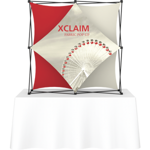 Xclaim 5ft x 5ft Tabletop Fabric Popup Display Kit 02