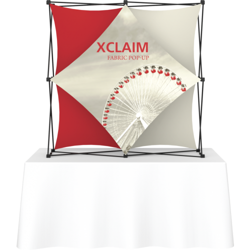 Xclaim 5ft x 5ft Tabletop Fabric Popup Display Kit 02